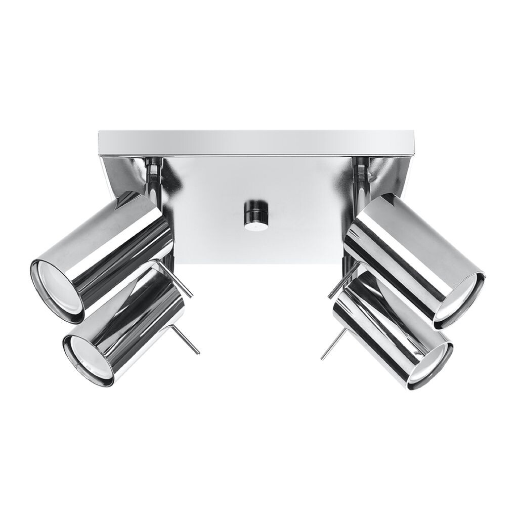 

Потолочный светильник RING 4 хром 4xGU10 40Вт сталь 16x25x25см Sollux Lighting