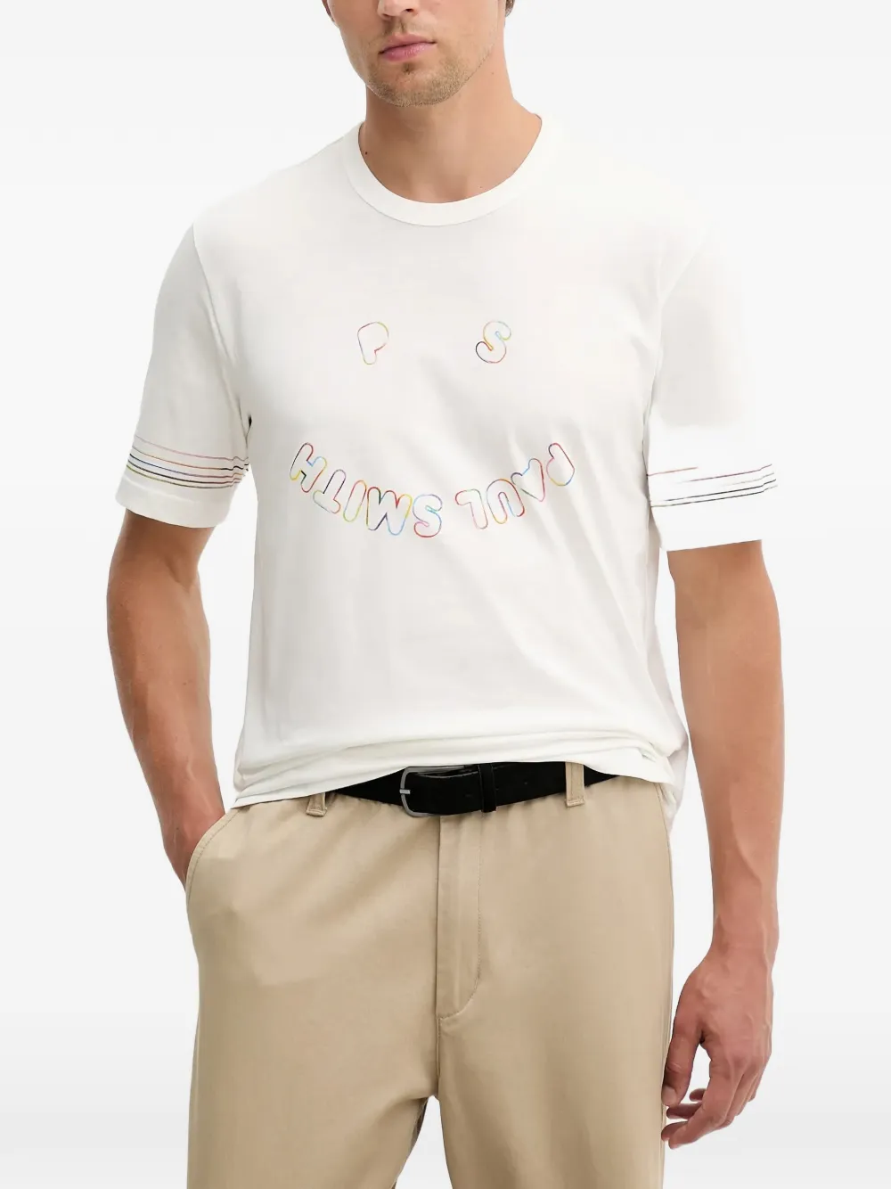 

Футболка с логотипом Ps Paul Smith, белый
