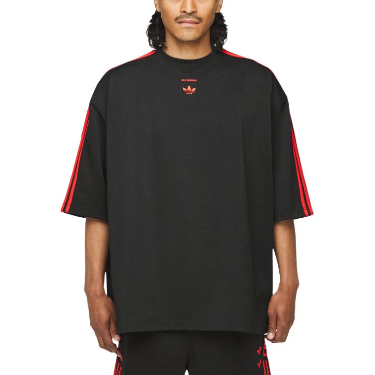 Футболка Adidas Signature Tee 'Willy Chavarria' Adidas Originals, черный — фото 3