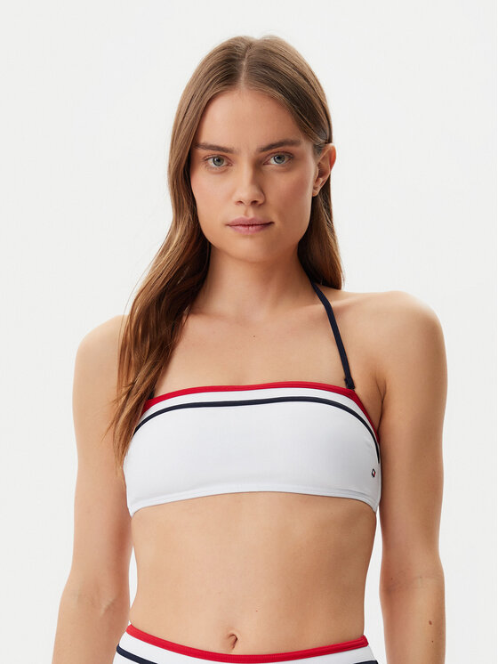 

Топ бикини UW0UW05873 Tommy Hilfiger, белый