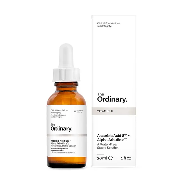 

Антивозрастная формула Ascorbic Aci 8% + Alpha Arbutin 2% The Ordinary, 30 ml