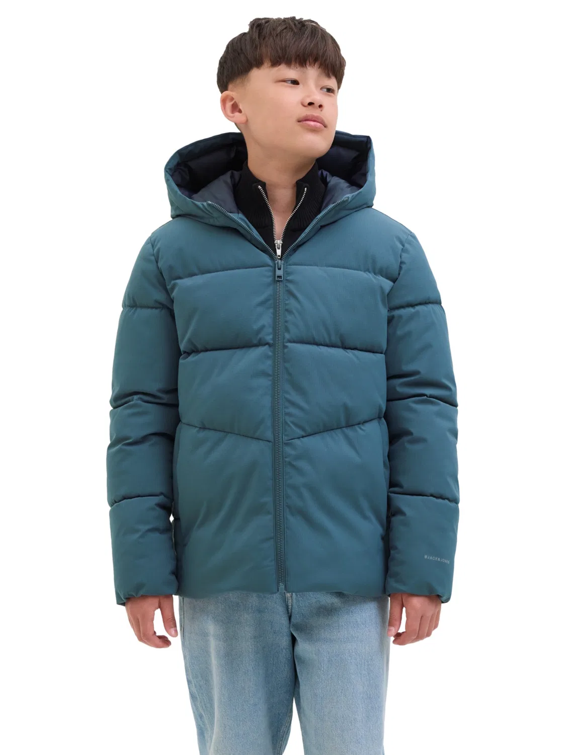 Зимняя куртка 'Global' Jack & Jones Junior, Cyan Blue — фото 3