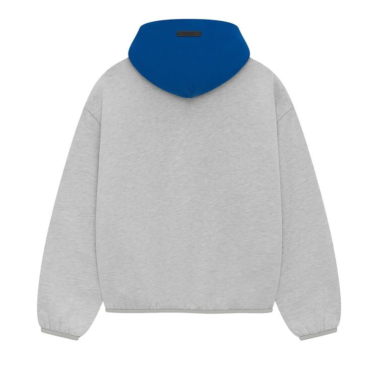 Худи Fear of God Essentials x NBA Knicks Hoodie Light Heather, серый — фото 2