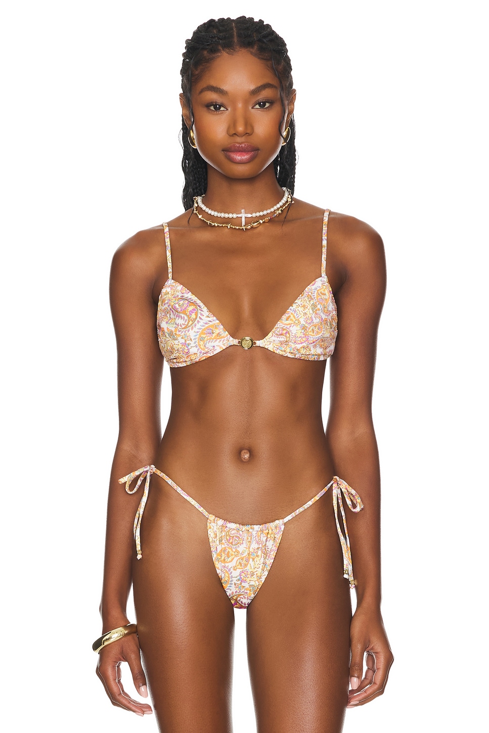 

Цветущий топ Bananhot, цвет paisley boho