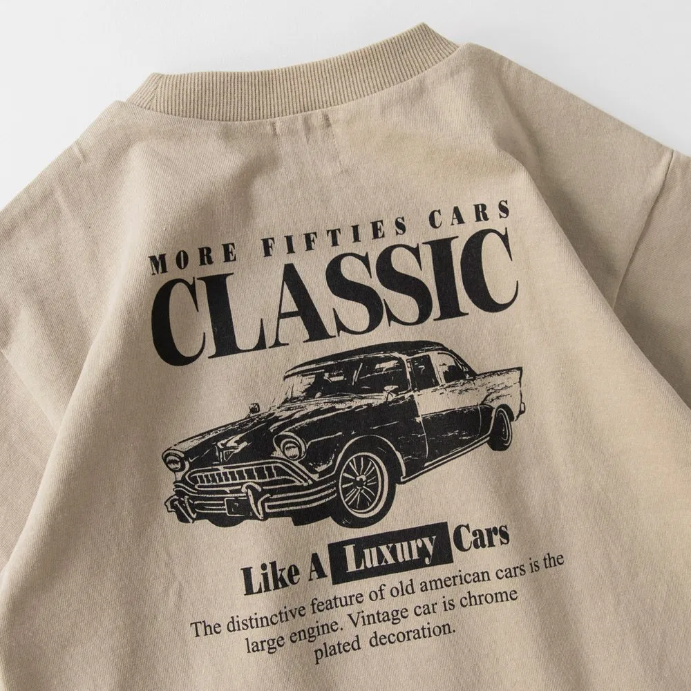 Футболка с коротким рукавом с разнообразными графическими принтами Branshes, 10:BE_Classic Car — фото 2