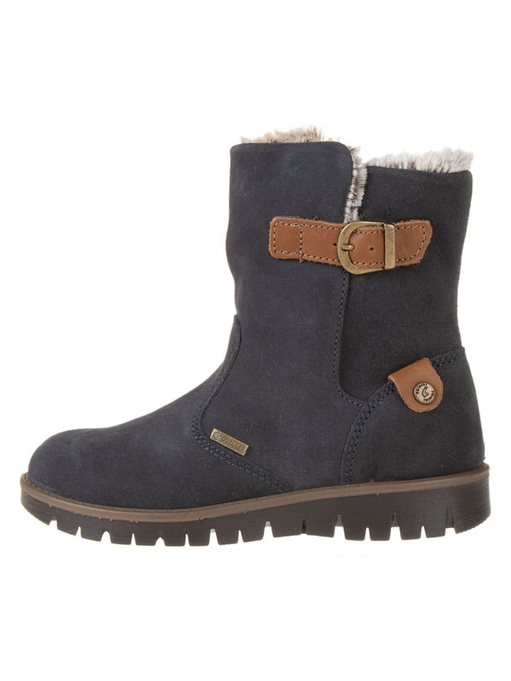 

Primigi Кожаные зимние сапоги антрацитового цвета