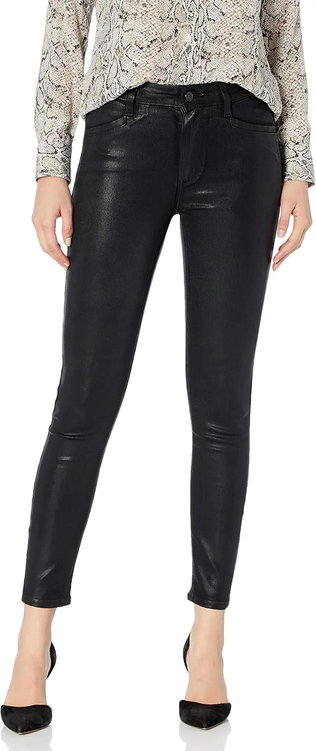 

PAIGE Женские джинсы Hoxton Coated Transcend Vintage High Rise Ultra Skinny Ankle