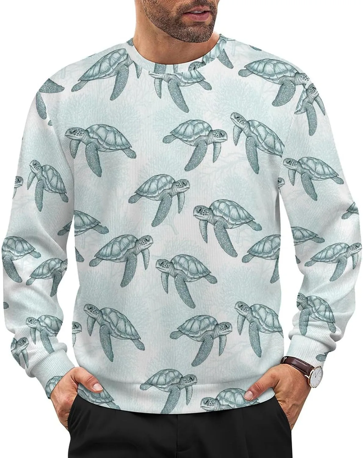 

Свитер Casual для мужчин с длинным рукавом LITPUZC