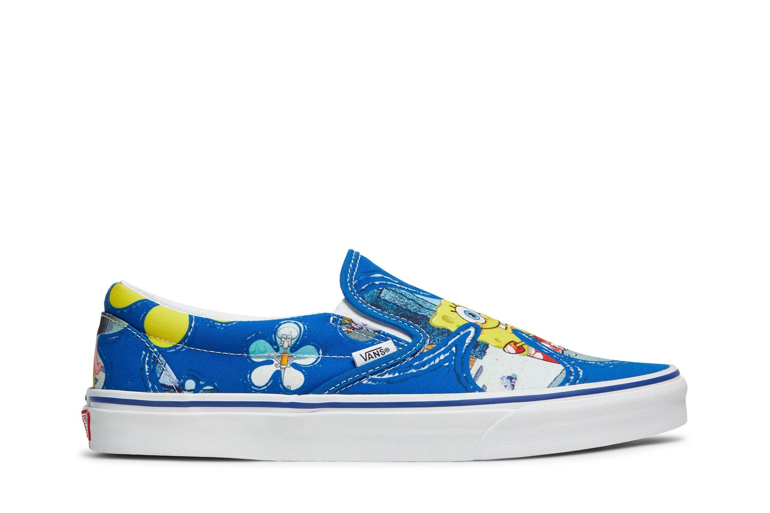Губка Боб Квадратные Штаны x Классические слипоны Vans, синий