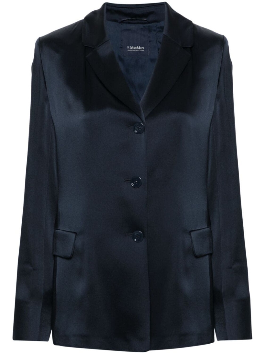 

'S Max Mara атласный пиджак, синий