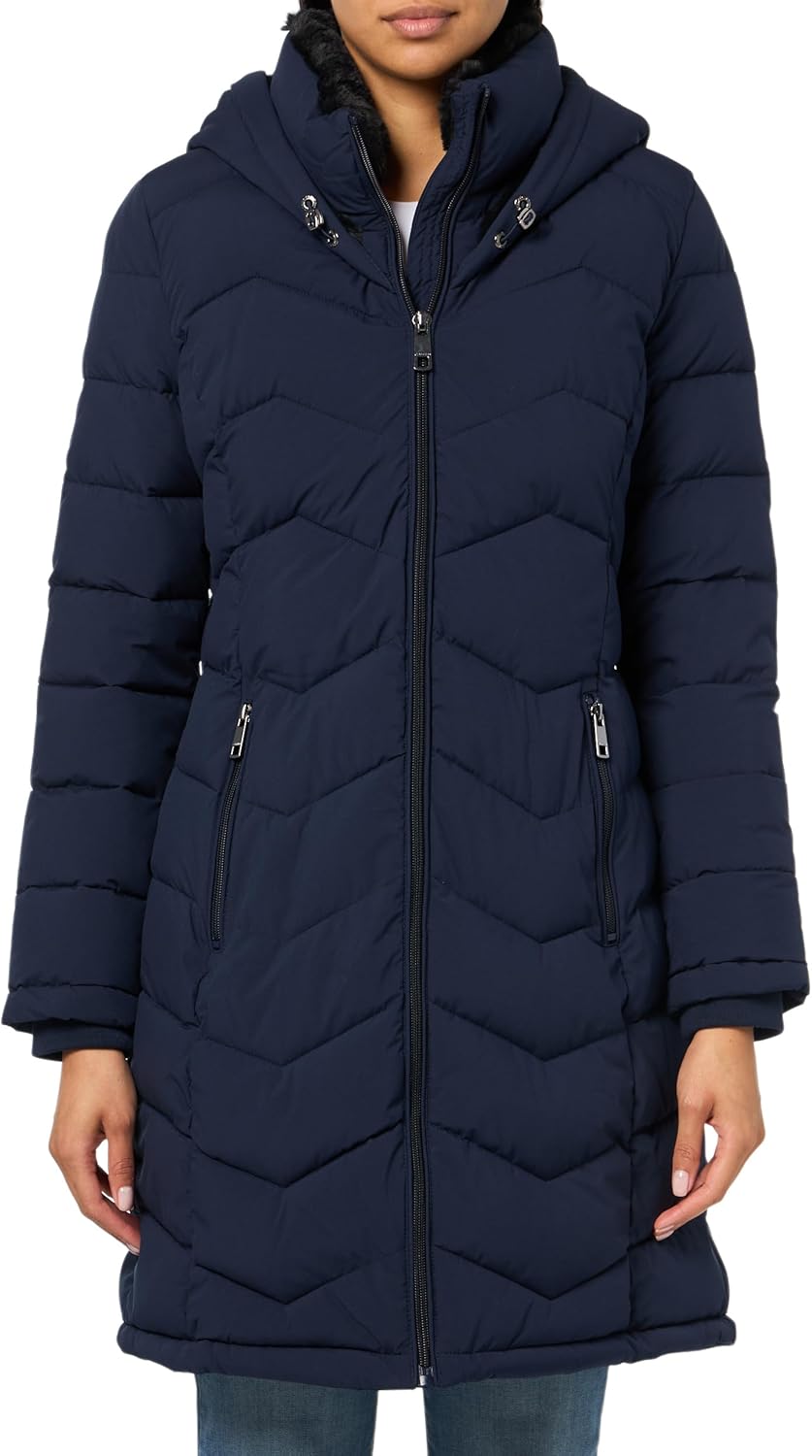

Calvin Klein Женская легкая куртка с V-образной планкой спереди, Dark Navy