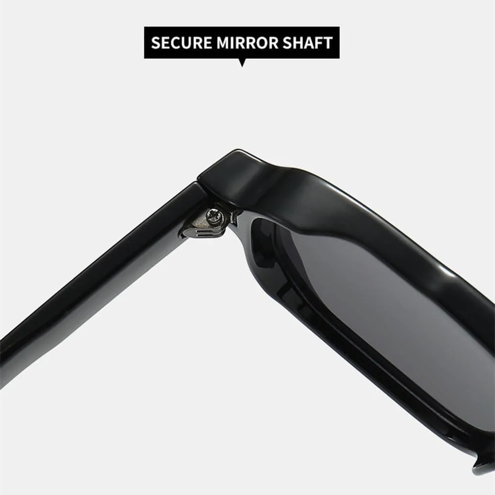 

Ретро солнцезащитные очки с двойной перемычкой для женщин и мужчин, модный дизайн, заклепки, солнцезащитные очки с защитой от УФ-излучения UV400 HYYZZC, Black Brown