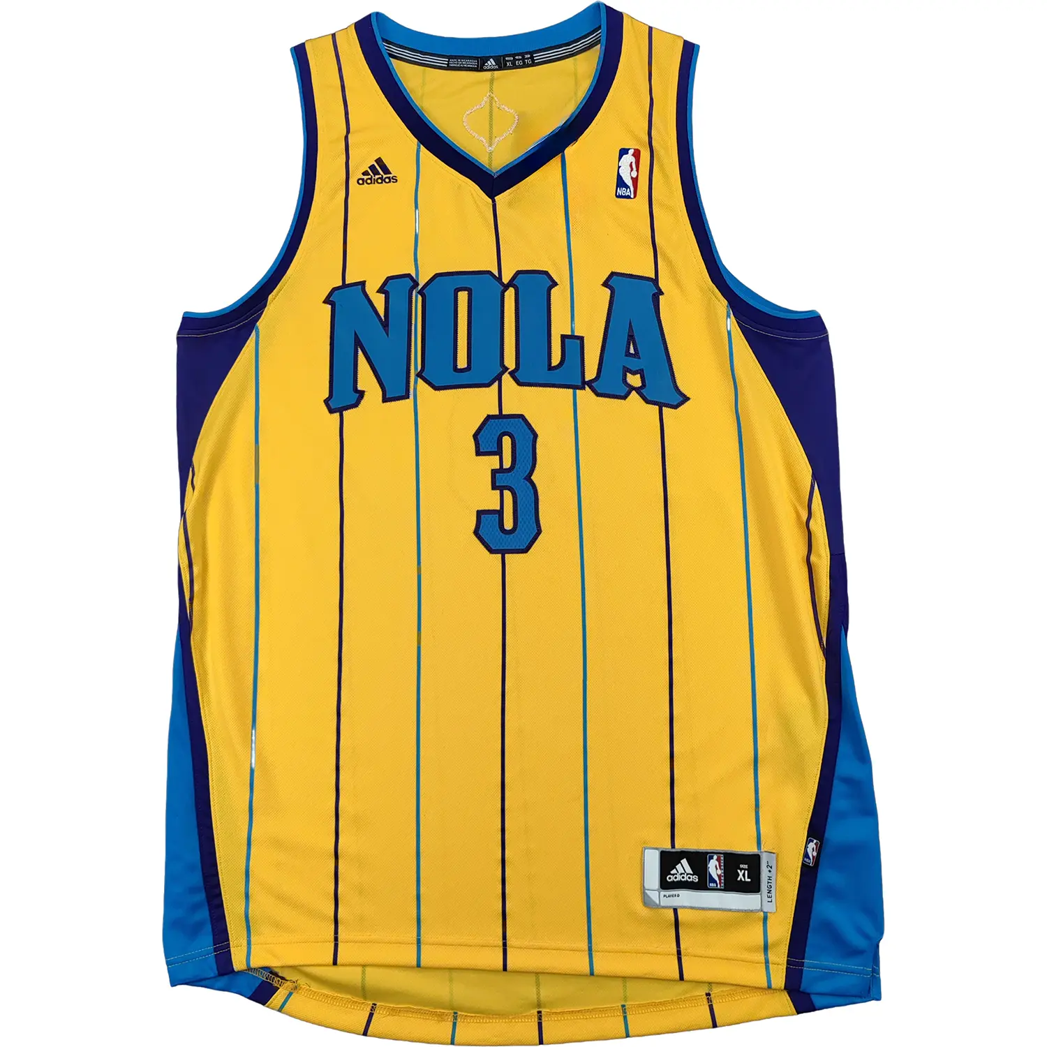 

Баскетбольная майка «Хорнетс» унисекс, желтая Adidas, желтый