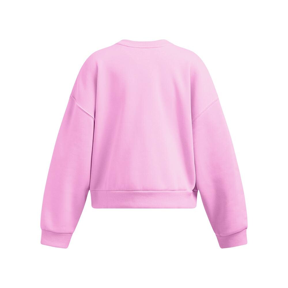 

Большой флисовый свитшот с круглым вырезом Under Armour Rival для девочек 7–18 лет, розовый