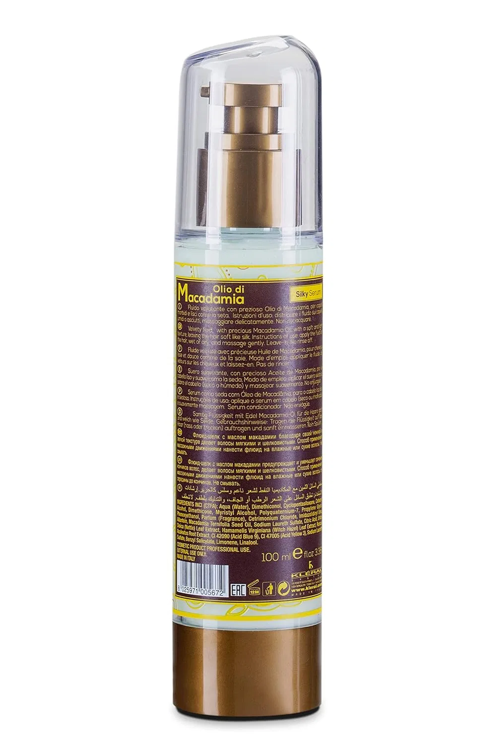 Сыворотка для волос с маслом макадамии «Silky Macadamia Oil» от Kleral System Kléral — фото 3
