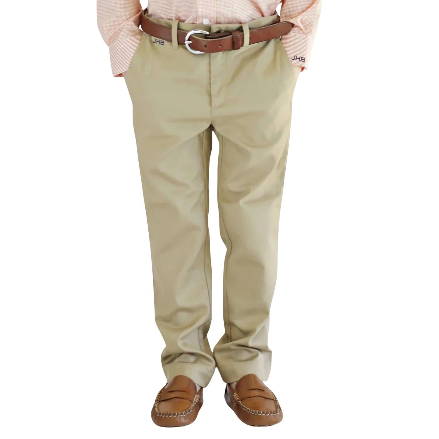 

Брюки Palmetto для мальчиков в цвете King Street Khaki Brown Bowen and Company
