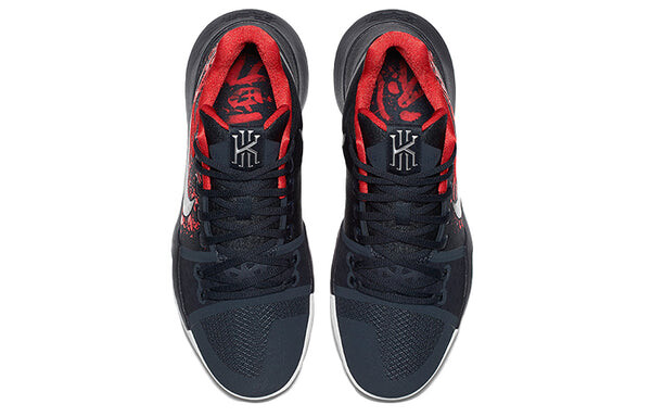 Кроссовки kyrie 3 ep actual combat красные Nike, черный — фото 4