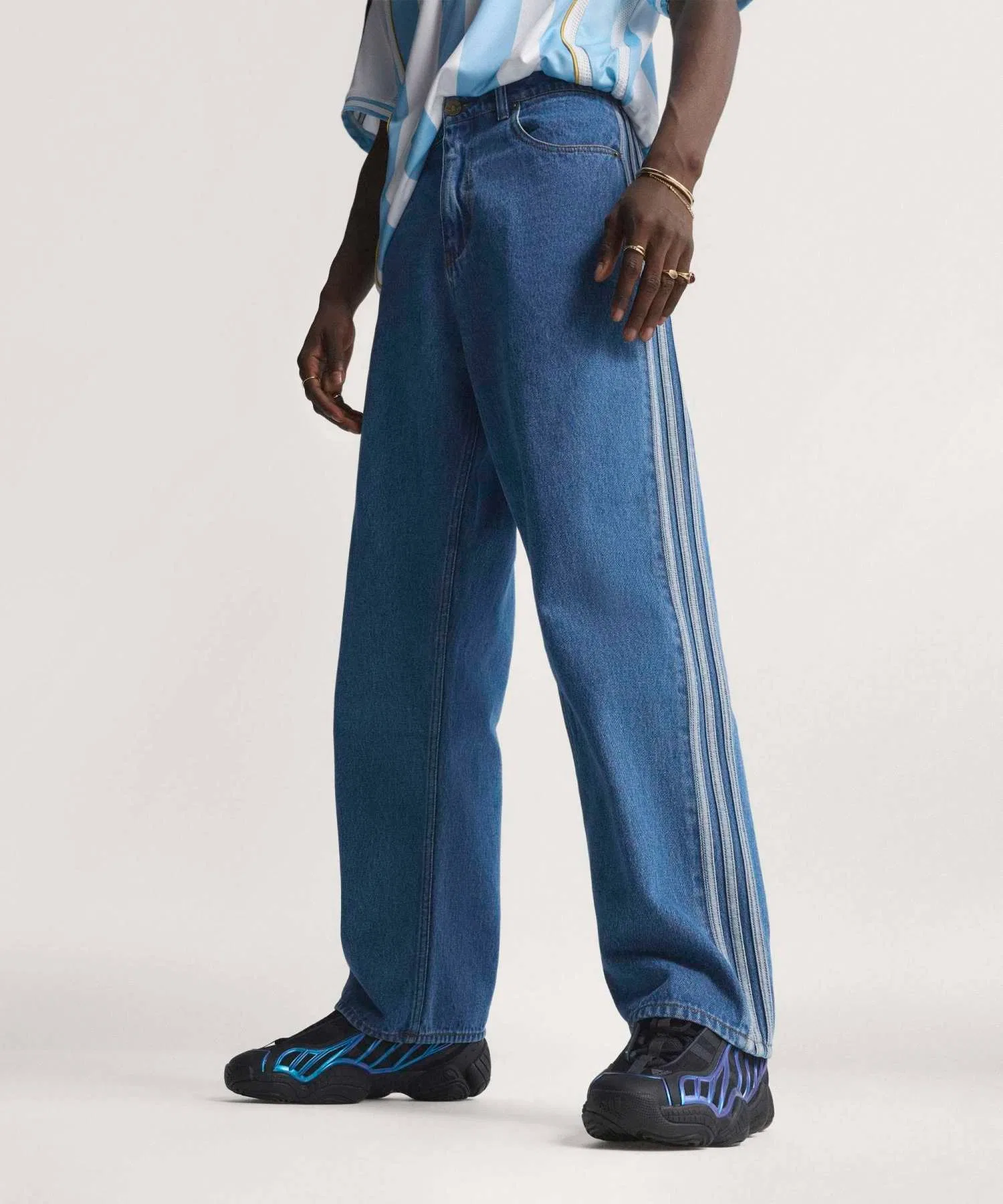 Джинсовые брюки Firebird Adicolor / adidas Originals — фото 3