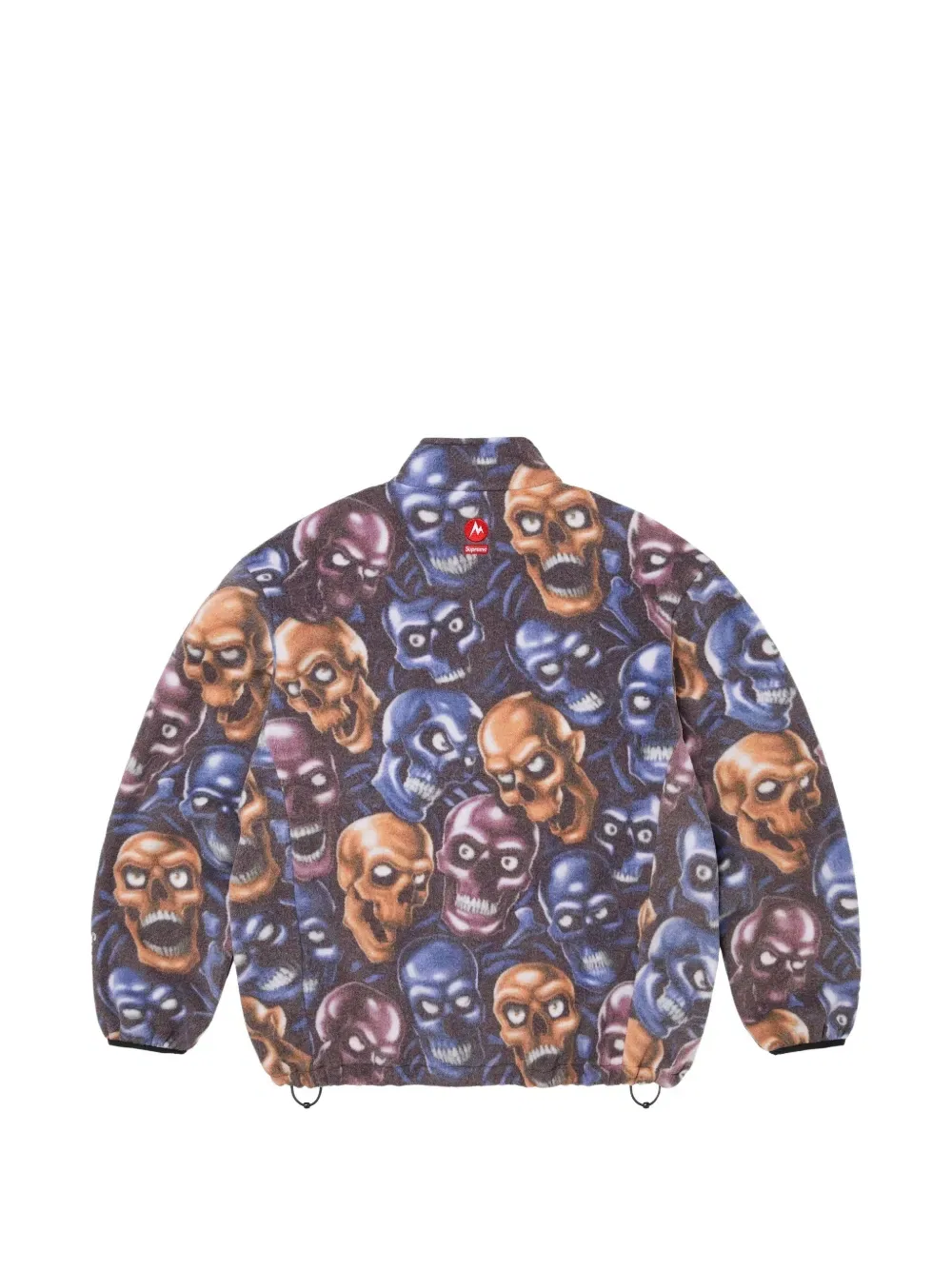 Куртка с принтом в виде черепа сурка X Supreme, синий — фото 2