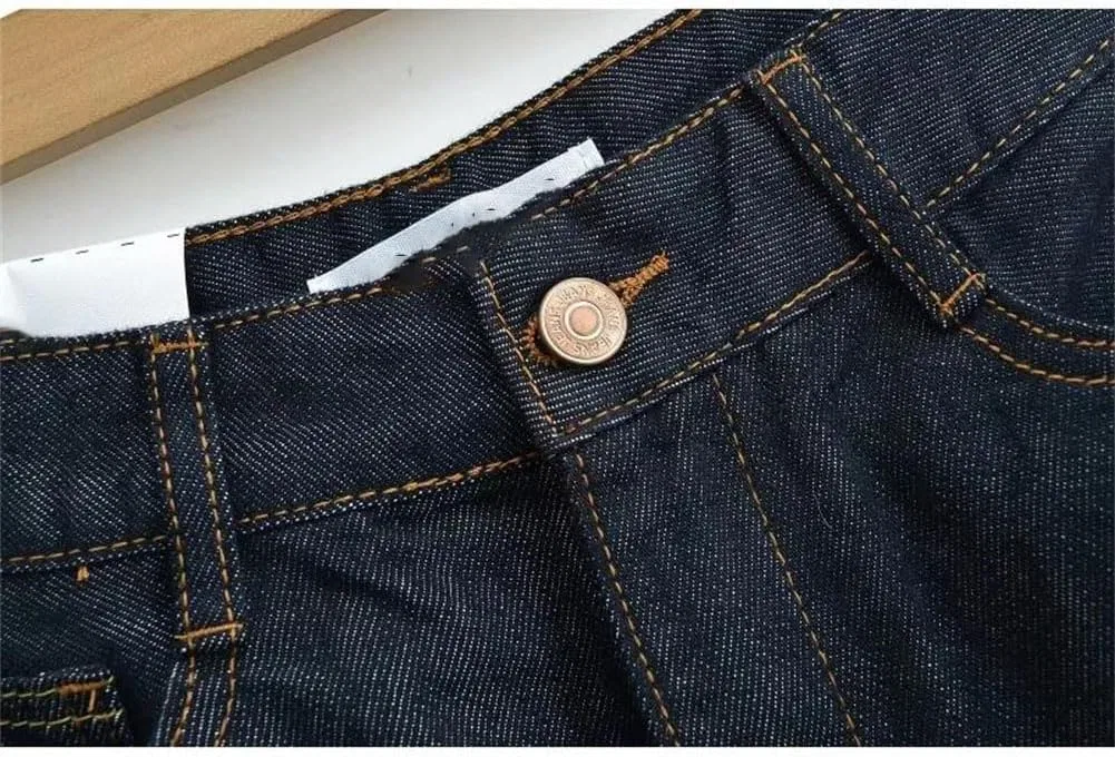 Джинсы свободные прямые, Solid Denim Pants, 800 — фото 3
