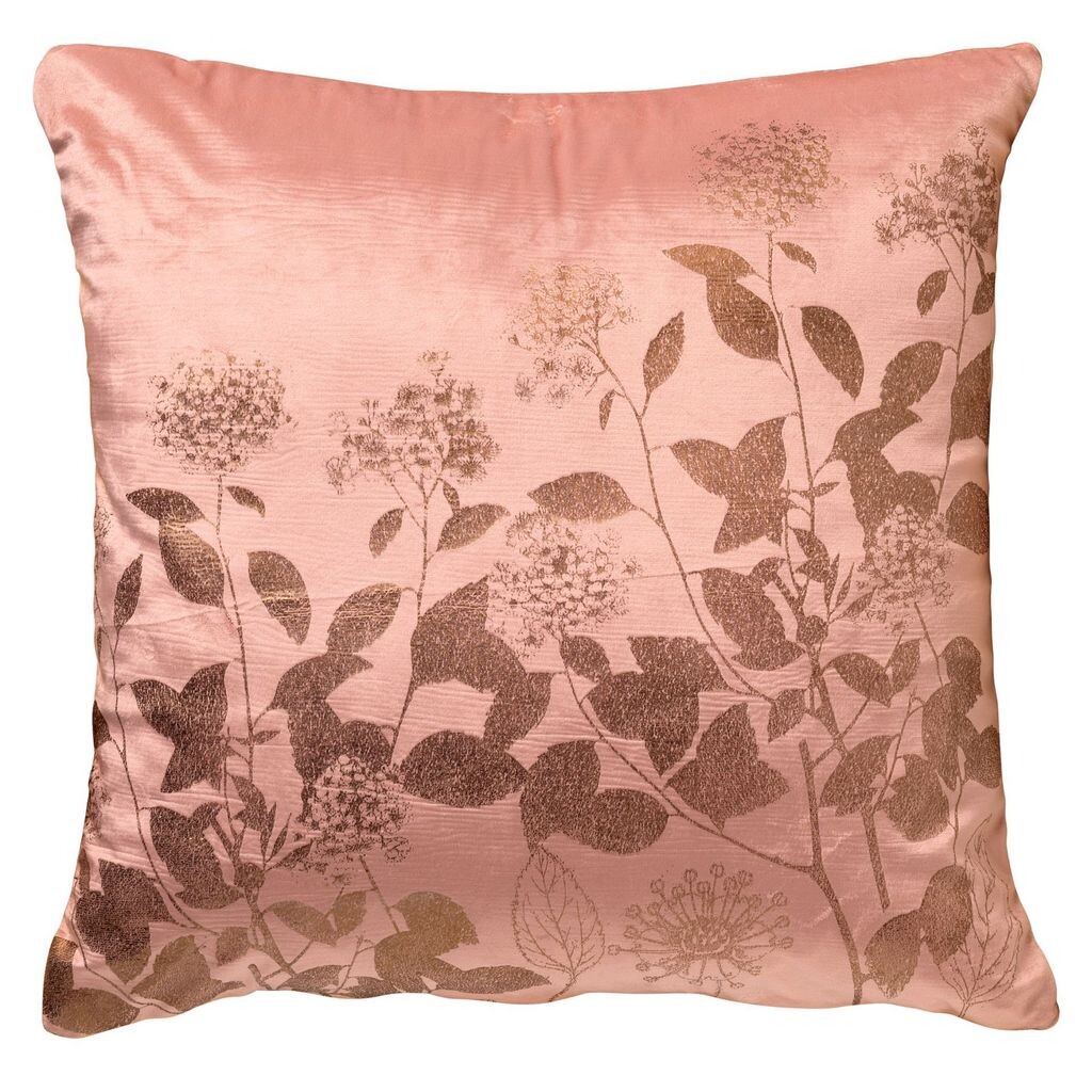 

Dutch Decor ROSALIE - Декоративная подушка с цветочным узором 45x45 см Muted Clay - розовый
