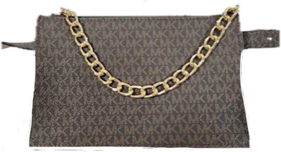 

Поясная сумка Michael Kors Brown MK Signature (средний)