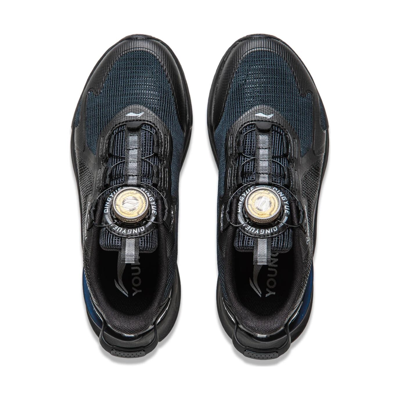 Кроссовки детские Dragonfly Leap V2 GS Low-top черные Lining Young, черный — фото 4