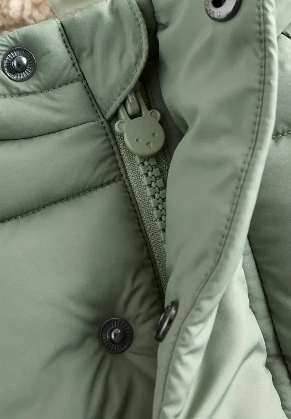 Пуховик зимний Regular fit Next, цвет шалфейно-зеленый — фото 3