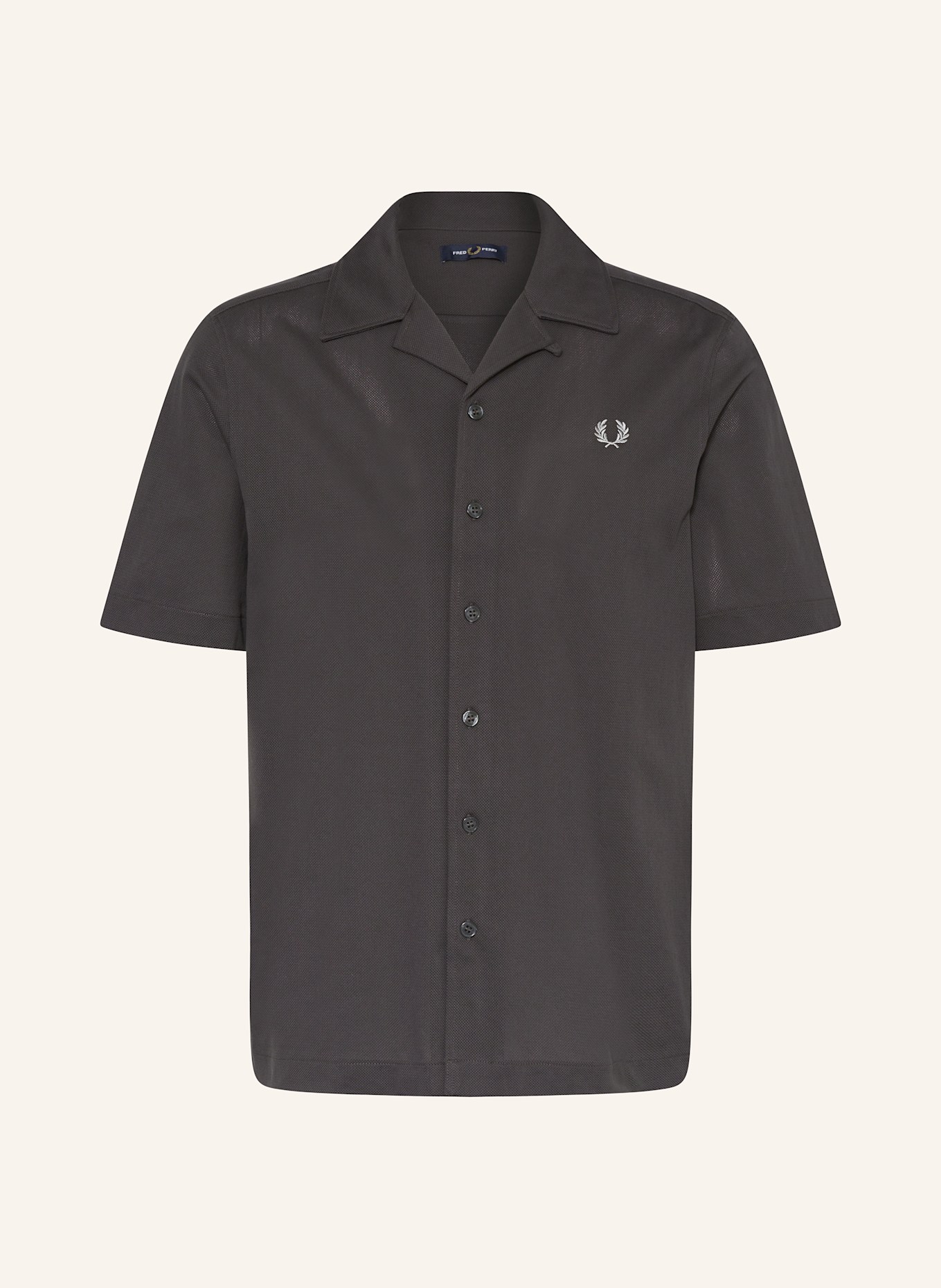 

Рубашка Resort Comfort Fit из пике Fred Perry, серый