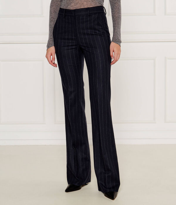 

Шерстяные брюки neveu Flare Fit Marella, синий