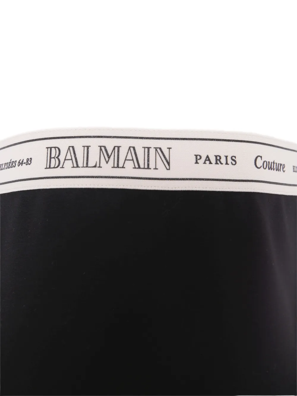 Платье с цветными блоками и логотипом на ленте Balmain Kids, черный — фото 3