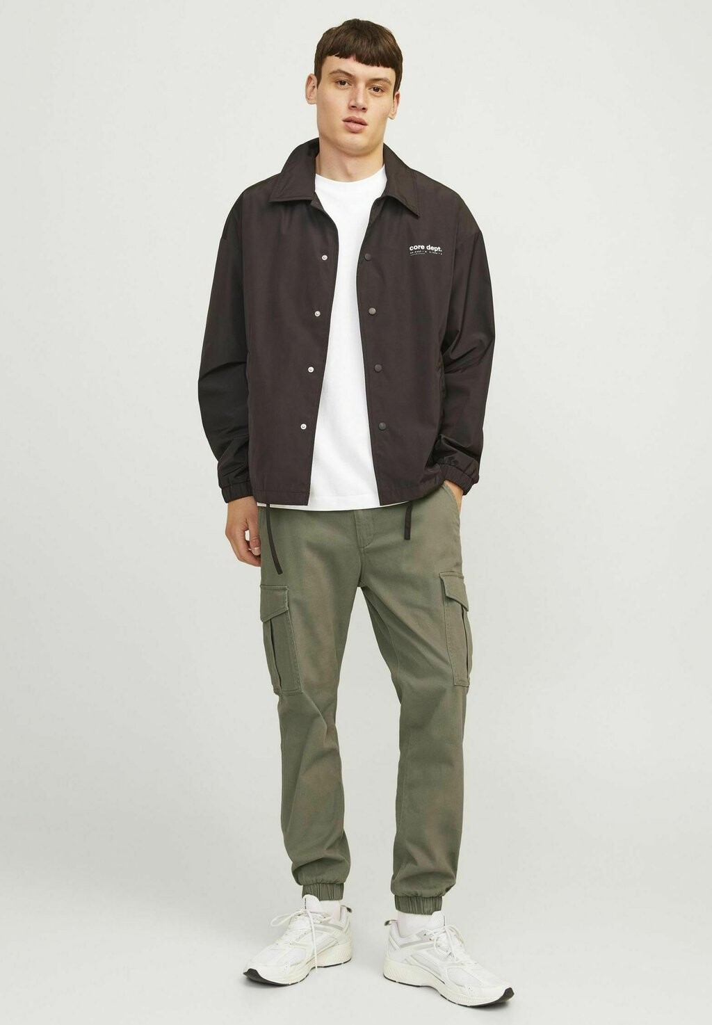 

Брюки в стиле милитари JJIMARCO JJJOE CUFFED Jack & Jones, цвет Dusty Olive