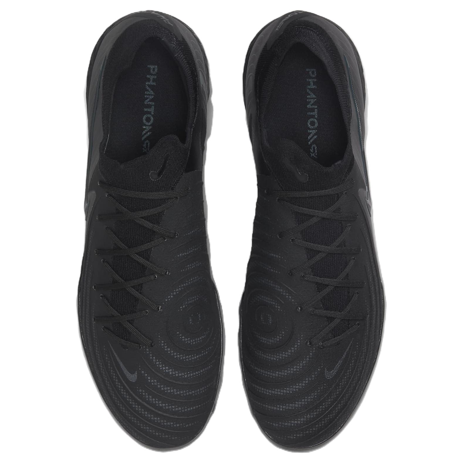 Nike Phantom GX 2 Pro Противоскользящие износостойкие футбольные бутсы унисекс черные — фото 4