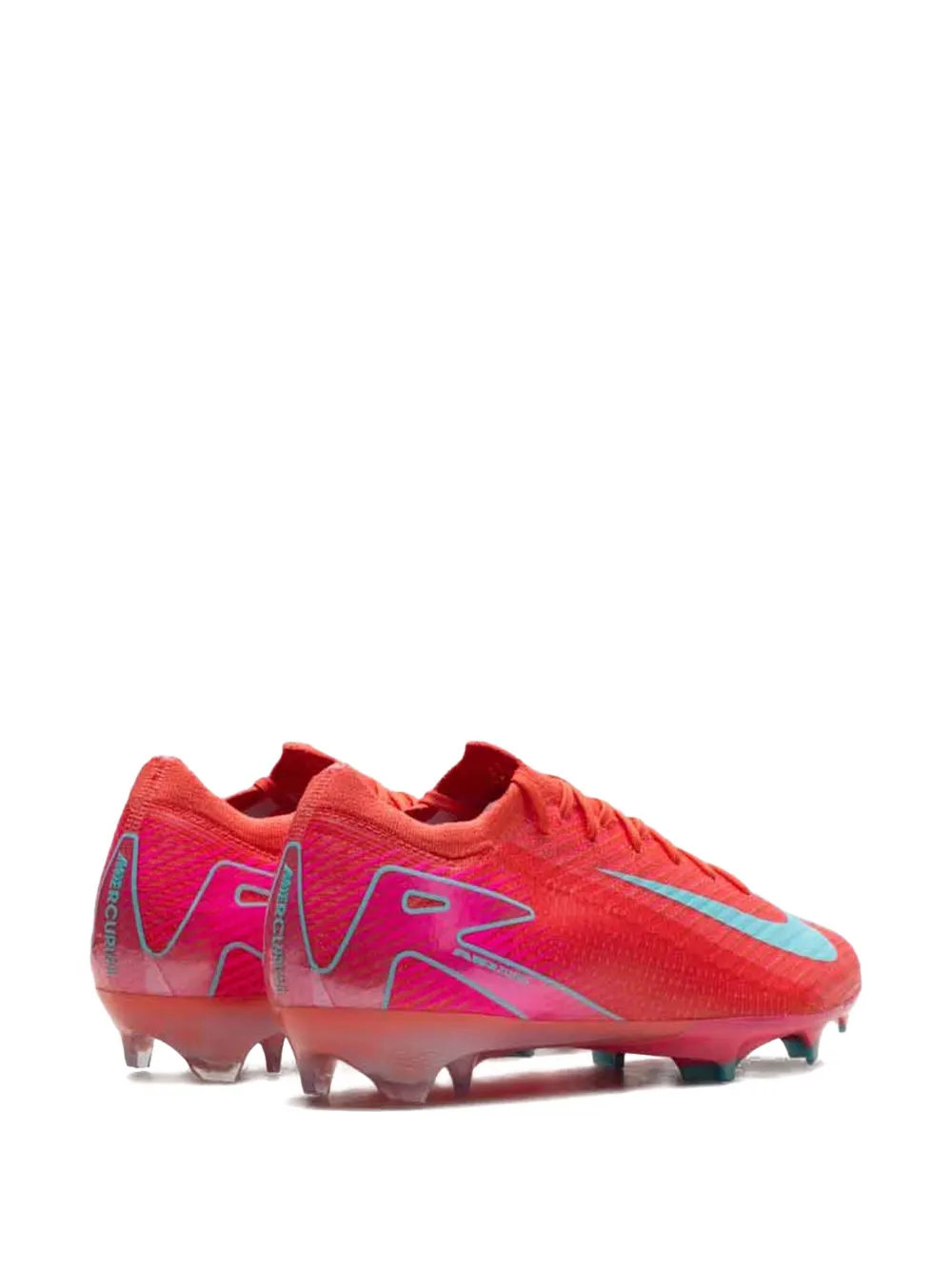 Кроссовки Mercurial Vapor 16 Ember Glow/Aurora Green Nike, красный — фото 4