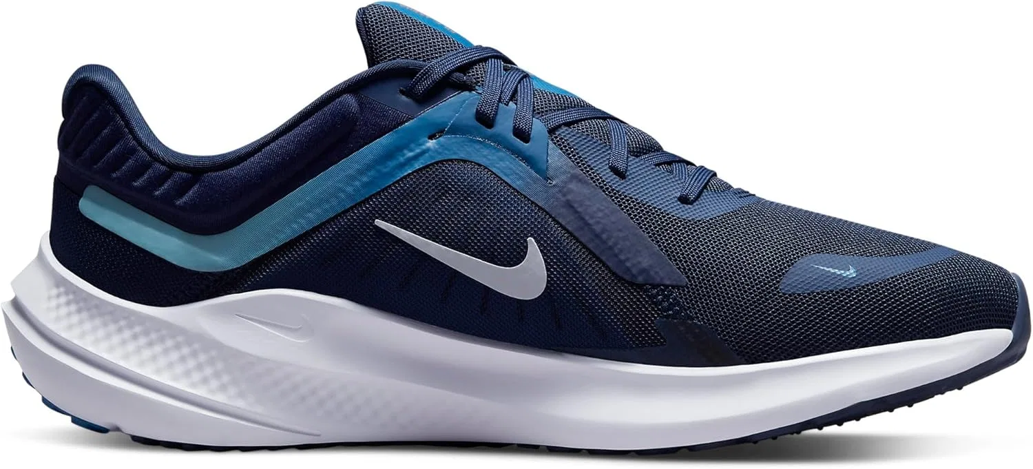 Мужские беговые кроссовки Nike Quest 5 DD0204, Midnight Navy Pure Platinum 400 — фото 4