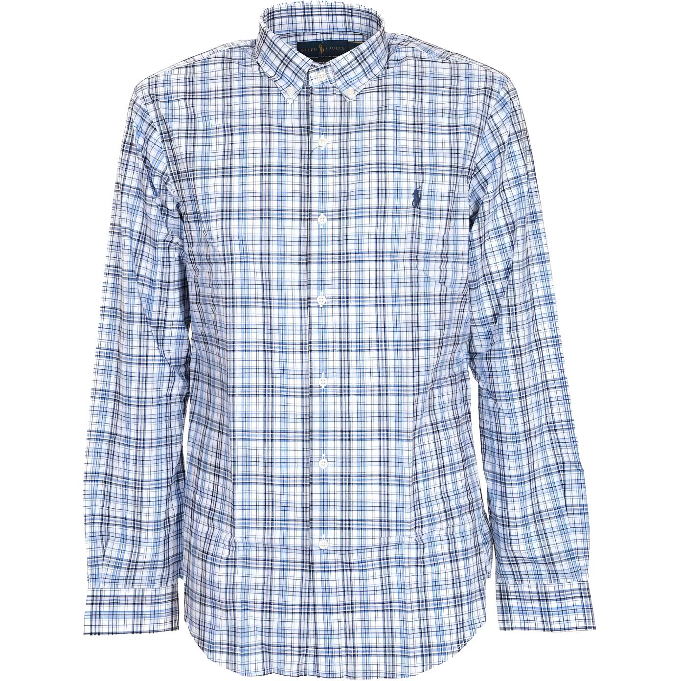 

Polo Ralph Lauren Мужская синяя рубашка