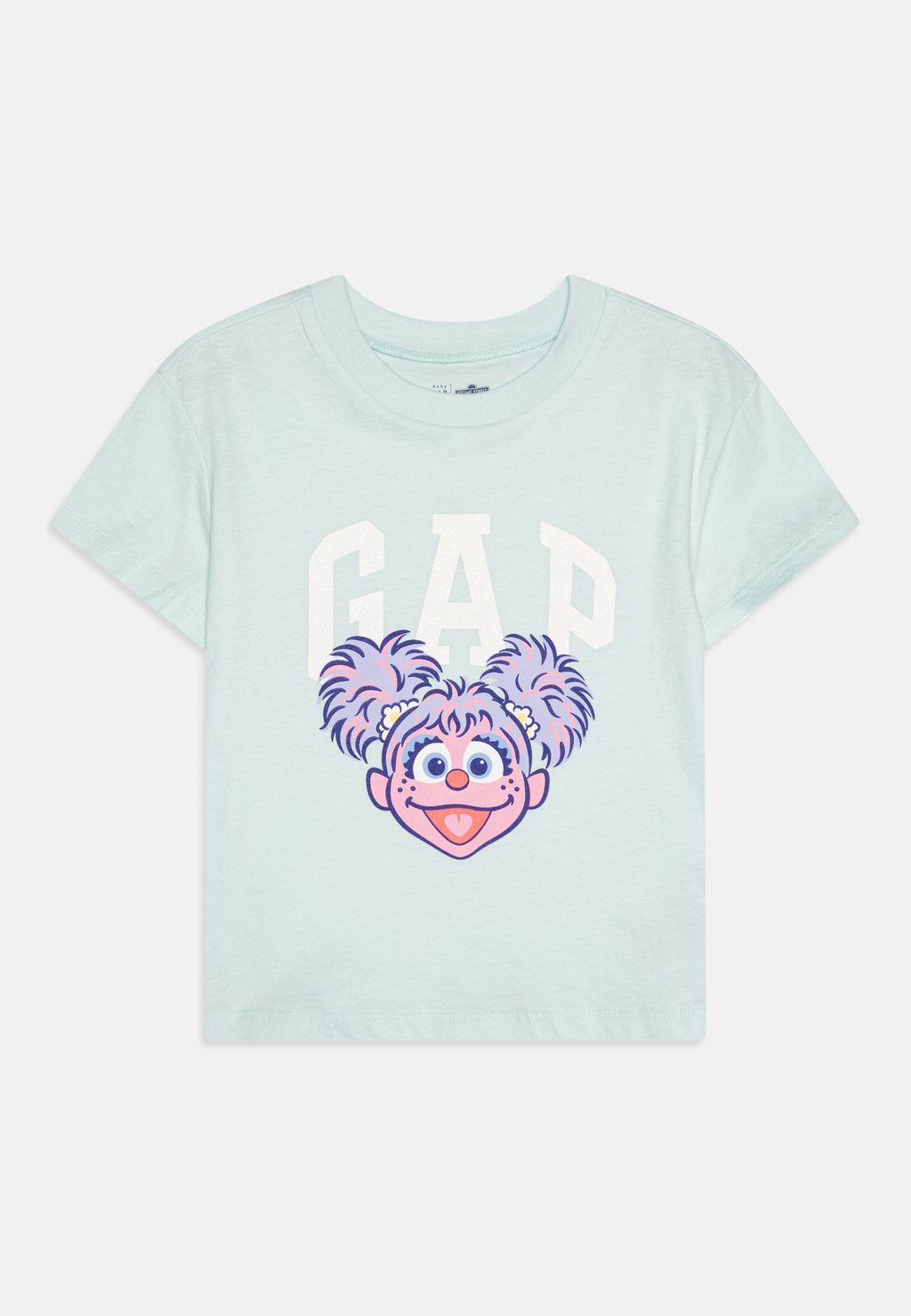 

Футболка с принтом GIRL GAP, светло-голубой