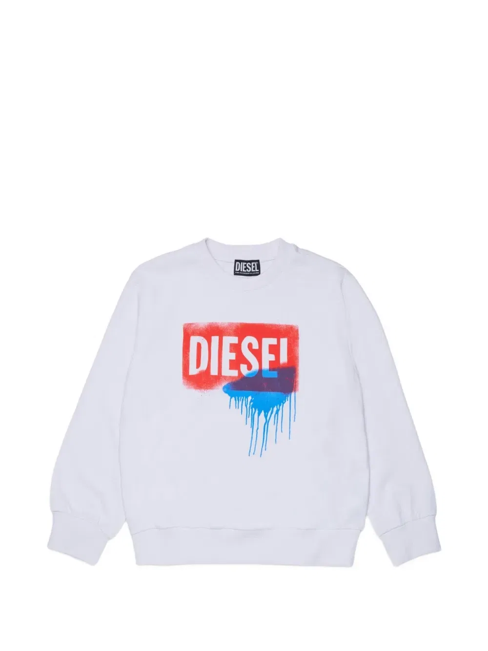 Толстовка с принтом Diesel Kids, белый