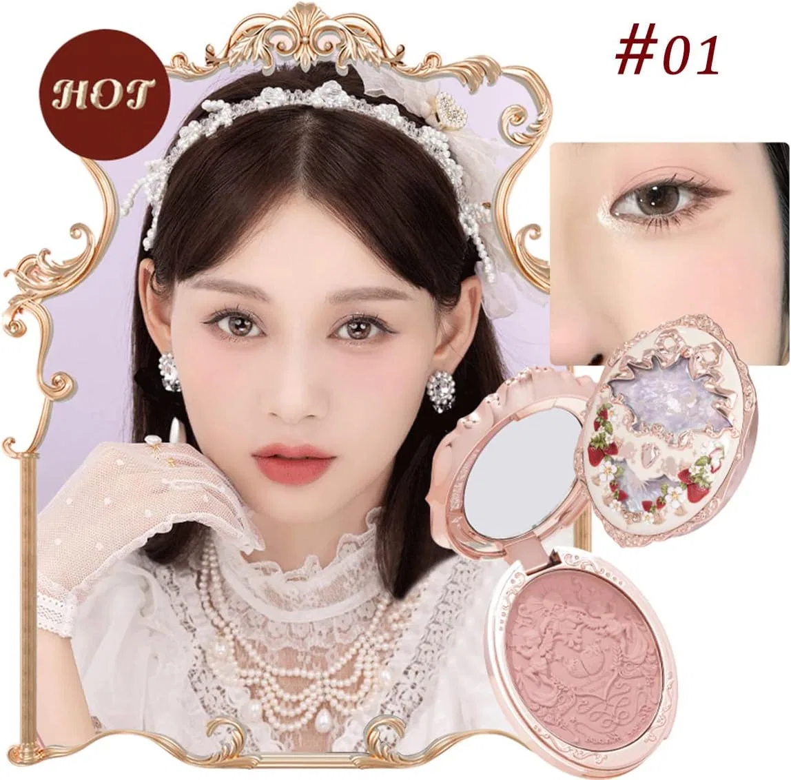 Румяна Strawberry Rococo Flower Knows, S01 — фото 2
