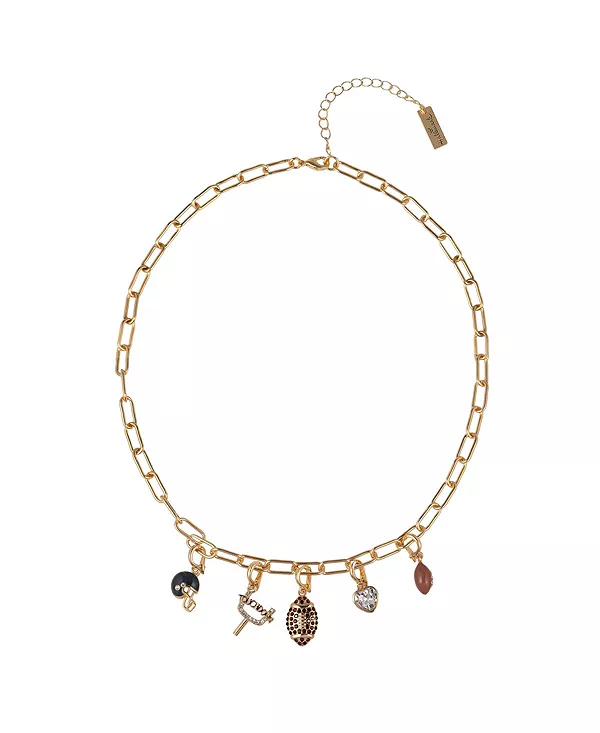 

Футбольное ожерелье с подвеской Hallmark, gold