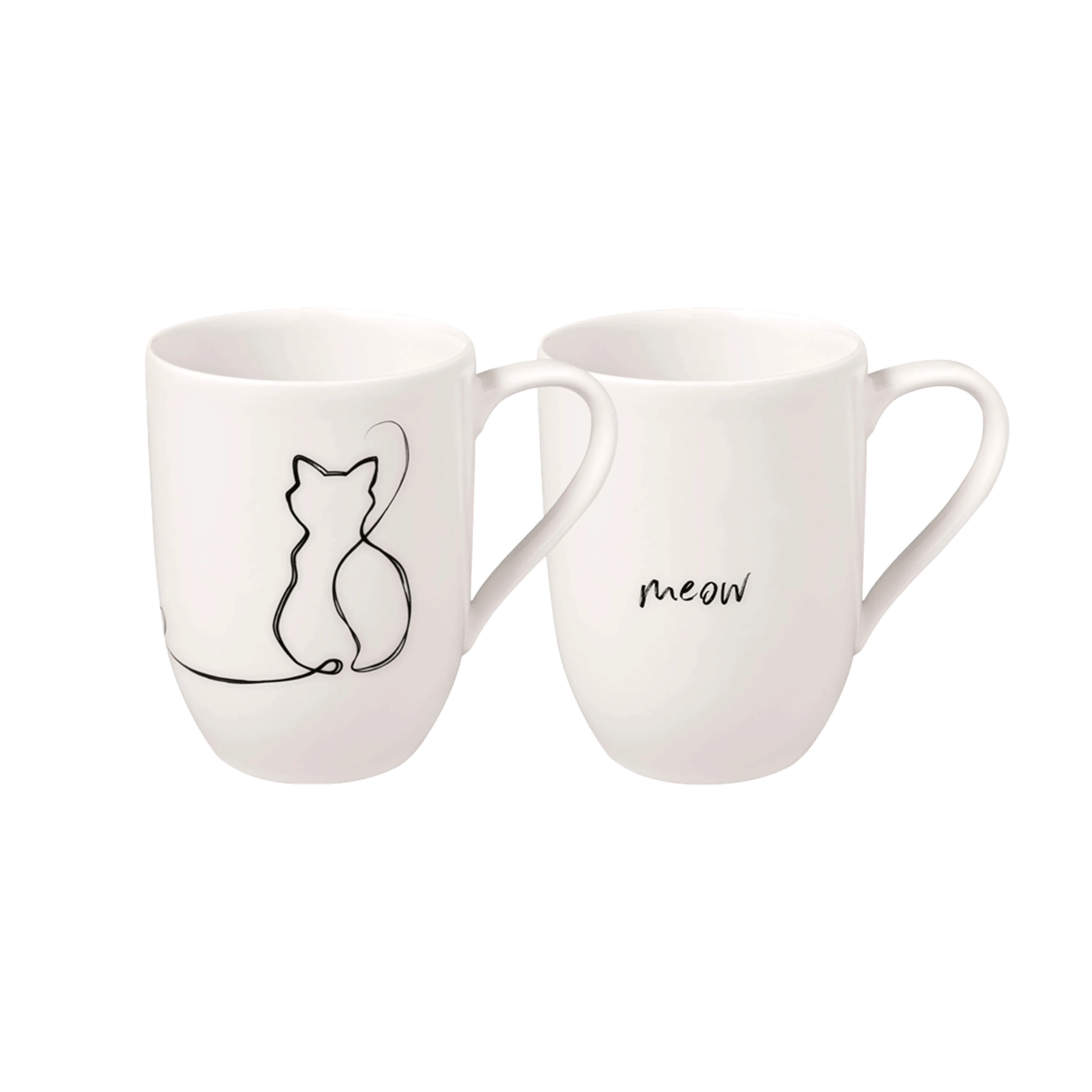 

Эффектный набор из чашки и кружки Villeroy & Boch, белый