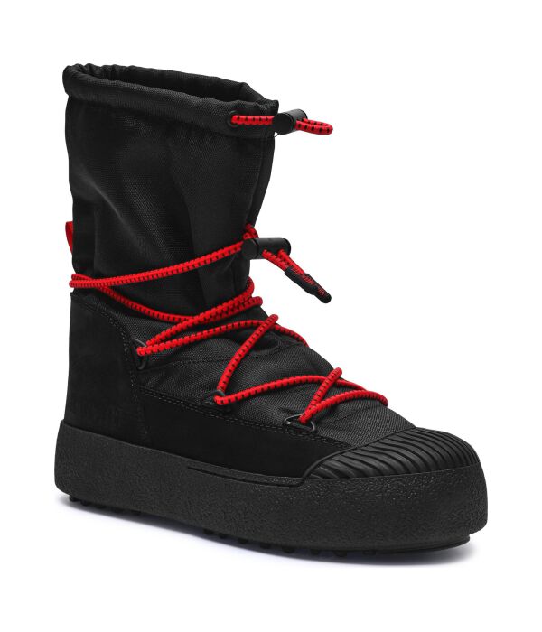 

Ботинки мужские зимние Moon Boot Mtrack polar cordy с добавлением кожи, черный