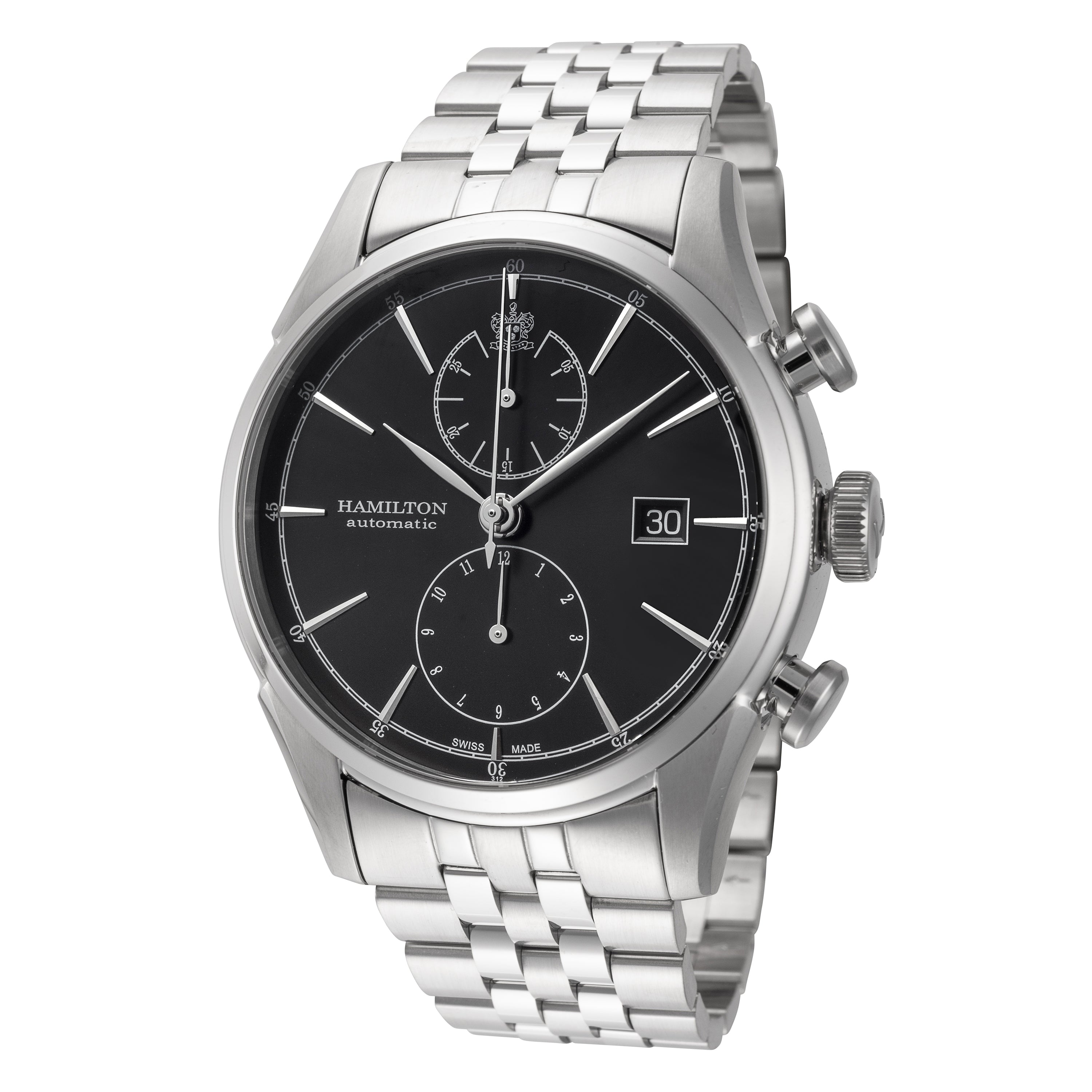

Автоматические часы Hamilton Men's American Classic 42 мм, серебряный