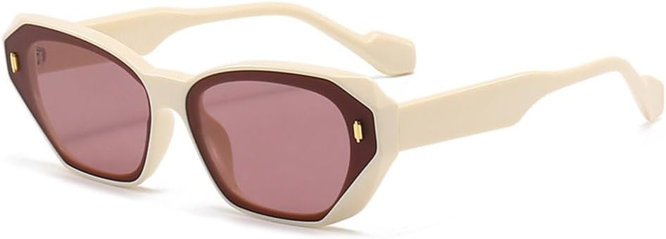 

Ретро солнцезащитные очки «кошачий глаз» для женщин, винтажные солнцезащитные очки с защитой от УФ-излучения UV400, модные аксессуары для очков, заклепки, C2, один размер MTZJH, One Color