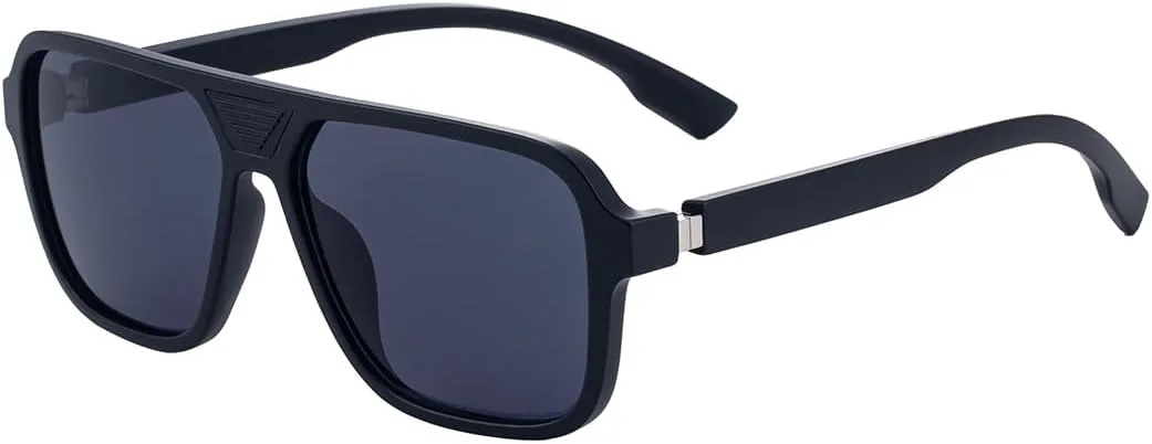 

Мужские квадратные солнцезащитные очки для вождения в стиле ретро с защитой от УФ-излучения, для использования на открытом воздухе и в повседневной жизни GJKTFNJIF, 2