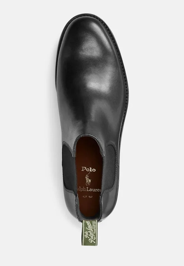 Классические кожаные ботинки челси bryson до щиколотки Polo Ralph Lauren, Black — фото 4