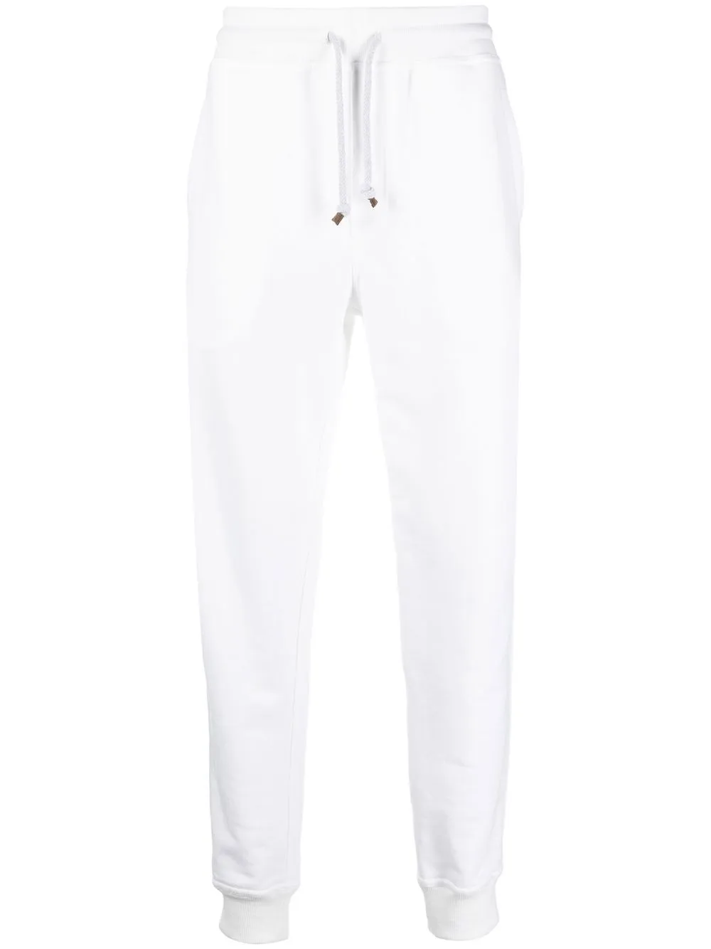 

Спортивные брюки с кулиской Brunello Cucinelli, белый