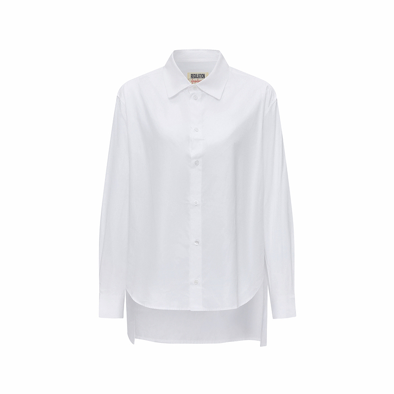 

Yohji Yamamoto Женская белая рубашка