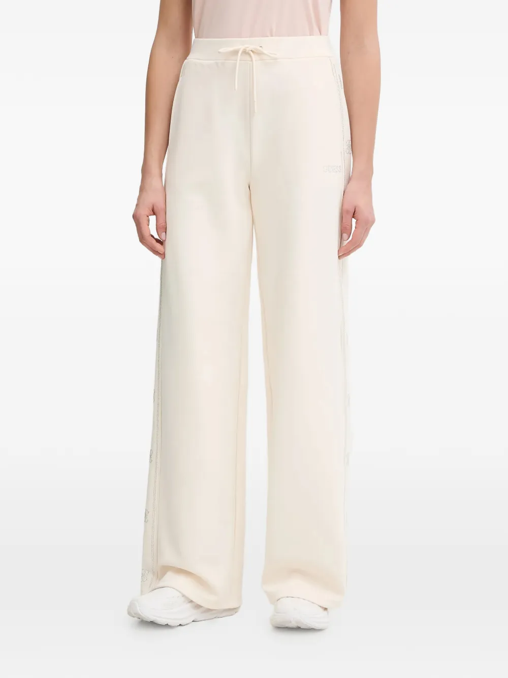 

Тренировочные брюки с кулиской и стразами Guess Usa, нейтральный