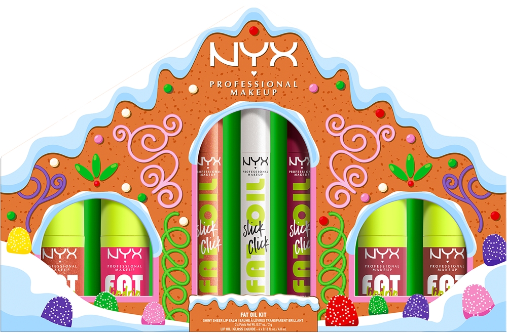 

Набор для ухода за губами Gingerbaddie Land Fat Oil Nyx Professional Makeup